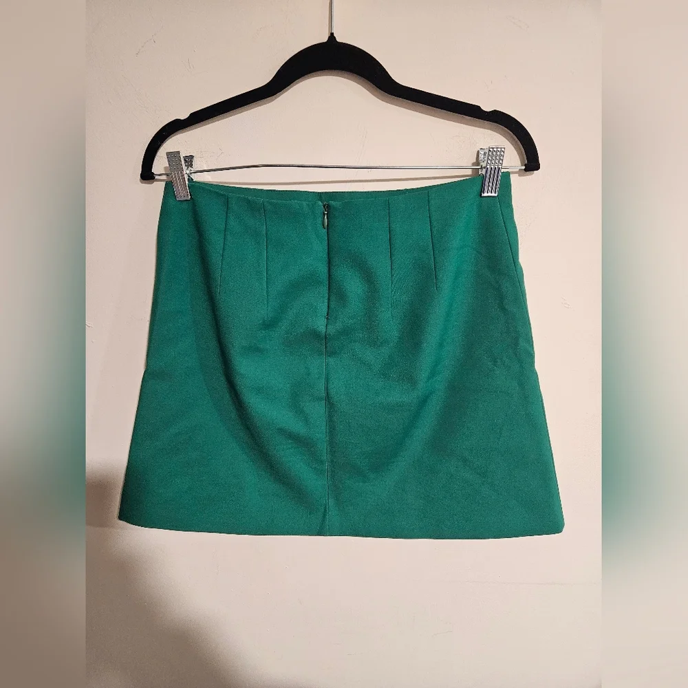 Green Zara Mini Skirt - Picture 4 of 6